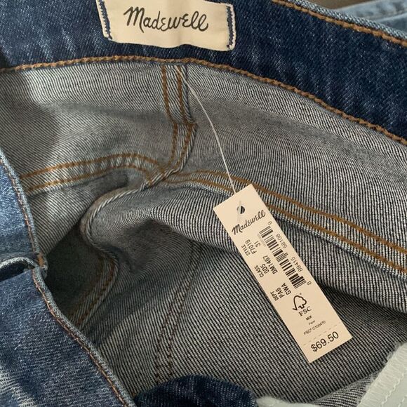 MADEWELL High-rise denim shorts! - Picture 5 of 7